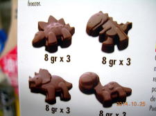 シリコーンチョコレート型　恐竜（ディーノ）