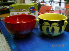 茶碗・汁椀セット（ミニーマウス）