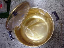 クックオール　アルミ大型鍋
