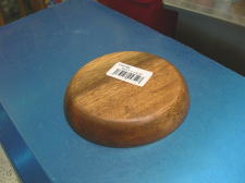 アカシア木製プレート丸10cm