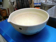 6.0ヒワ水玉すり鉢