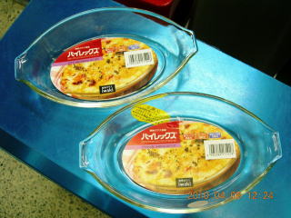 iwaki　耐熱ガラス製グラタン皿