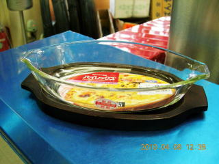 iwaki　耐熱ガラス製グラタン皿