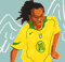 ʥ˥/Ronaldinho(å饹/football illust)