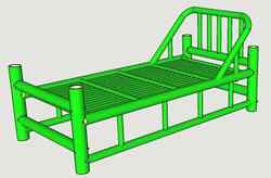 竹製ベッド