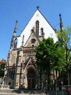 写真０７０５０３：０７年５月３日に訪ねたライプツィヒの聖トーマス教会。