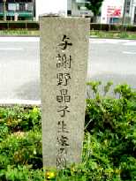 �ʐ^�X�|�P�F�u�^�Ӗ쏻�q���Ƃ̐Ձv�̐Β��B