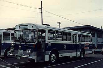 常陸大子駅前の常野線　１９８７年８月３１日撮影