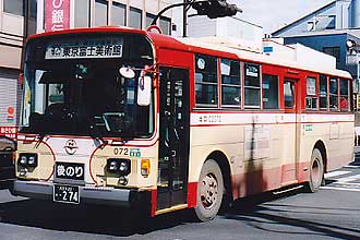 〔Ｃ２０７２〕　日野Ｐ－ＨＴ２３５ＢＡ（１９８８年）