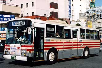 〔栃木２００か１１〕　日産ディーゼルＰ－Ｕ３２Ｋ（１９８８年）