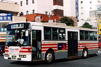 〔栃木２２う１０３０〕　日産ディーゼルＰ－Ｕ３３Ｌ（１９８８年）
