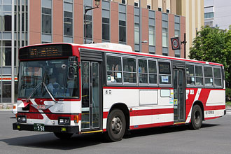 旭日22 バス走行音】旭川電気軌道 旭川22か962 富士重工7E U-UA440NAN