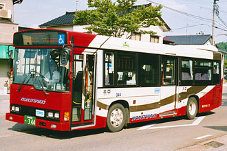 〔石川２００か３４４〕　日野ＰＢ－ＨＲ７ＪＨＡＥ（２００５年）