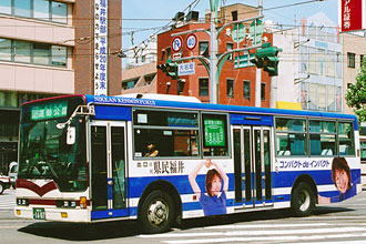 〔福井２２か１６０７〕　三菱ふそうＫＣ－ＭＰ７１７Ｍ（１９９７年）