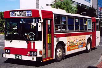 〔静岡２２き２４８２〕　日野Ｐ－ＨＴ２２３ＢＡ（１９８８年）