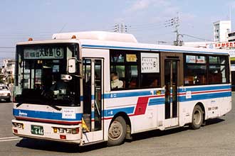 〔久留米２２か６４６〕　日産ディーゼルＰ－ＲＢ８０Ｇ（１９８９年）