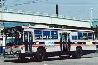 〔熊２２か１８５３〕　日野Ｐ－ＨＴ２３５ＢＡ（１９８７年）