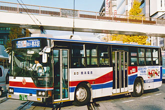 〔熊本２００か２０６〕　三菱ふそうＵ－ＭＰ２１８Ｋ（１９９０年）