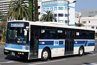 〔宮崎２２か８９６〕　日産ディーゼルＰ－ＵＡ３３Ｎ（１９９０年）