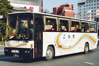 〔宮崎２２か８７４〕　三菱ふそうＰ－ＭＳ７２５Ｓ（１９８９年）