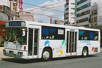 〔鹿児島２２き９５５〕　いすゞＫＣ－ＬＶ２８０Ｎ（１９９６年）