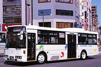 〔鹿児島２００か９８７〕　日産ディーゼルＫＣ－ＪＰ２５０ＮＴＮ（１９９６年）