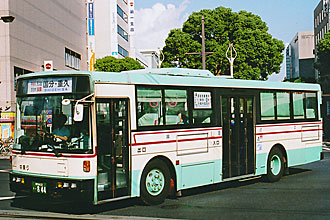〔鹿児島２２き８４４〕　日産ディーゼルＫＣ－ＵＡ４６０ＬＡＮ（１９９６年）