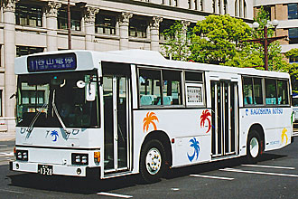 〔鹿２２か１３２８〕　日野Ｐ－ＨＵ２２５ＡＡ（１９８５年）