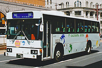 〔鹿児島２２き９５〕　日野Ｐ－ＨＵ２３５ＢＡ（１９８８年）