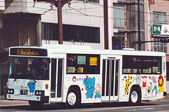 〔鹿児島２２き３７１〕　三菱ふそうＵ－ＭＰ６１８Ｍ（１９９０年）