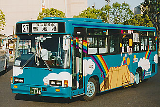 〔鹿児島２２き１４６〕　いすゞＰ－ＬＲ２１２Ｊ（１９８９年）