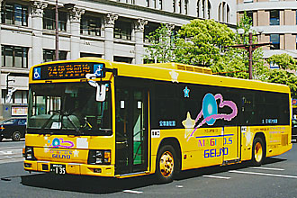 〔鹿児島２００か１３５〕　いすゞＫＬ－ＬＶ２８０Ｎ１（２００１年）