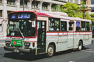 〔鹿２２か１６８６〕　日産ディーゼルＰ－ＲＭ８１ＧＲ（１９８７年）