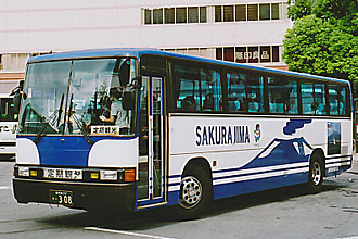 〔鹿児島２２き３０８〕　日野Ｐ－ＲＵ６０７ＢＢ（１９９０年）
