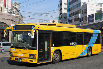 〔鹿児島２００か１２８７〕　日野ＬＫＧ－ＫＶ２３４Ｎ３（２０１２年）