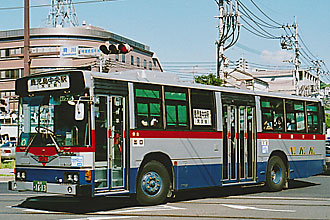 〔鹿２２か１６１３〕　日野Ｐ－ＨＵ２３５ＢＡ（１９８７年）