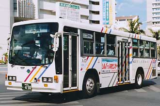 〔沖縄２２き４５０〕　いすゞＵ－ＬＶ３２４Ｌ（１９９３年）
