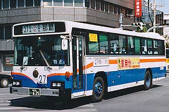 〔沖縄２２き６２５〕　日産ディーゼルＰ－Ｕ３２Ｌ（１９８６年）