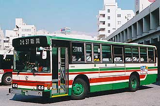 〔沖縄２００か８０〕　日野Ｐ－ＨＴ２３３ＢＡ（１９８８年）