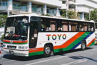 〔沖縄２２き２８７〕　日野Ｕ－ＲＵ２ＦＮＡＢ（１９９０年）