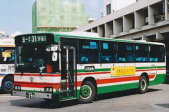 〔沖縄２２き２９３〕　日野Ｕ－ＨＴ２ＭＭＡＡ（１９９１年）