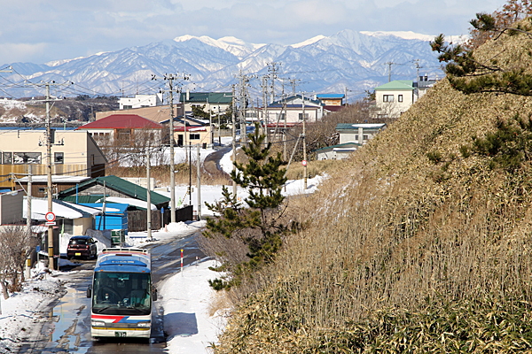 ２０２５年２月２０日撮影　北海道江差町