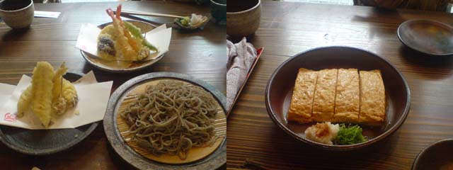 大阪の中心で、蕎麦を食う