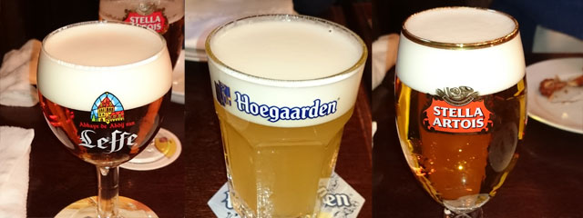 ベルギービール３種