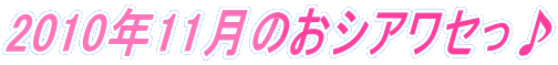 2010�N11���̂��V�A���Z����