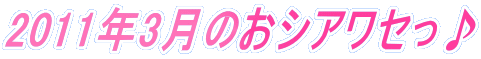 2011�N3���̂��V�A���Z����