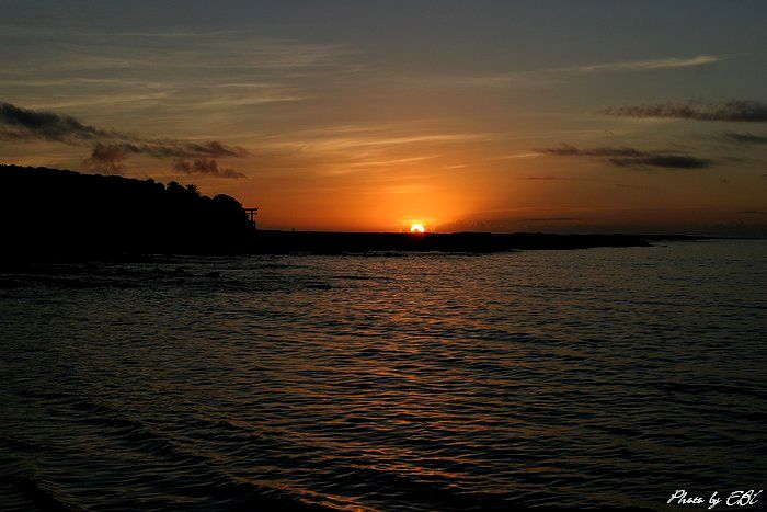 日南海岸,青島の夜明け（左クリックでサムネイル画像へ戻ります）