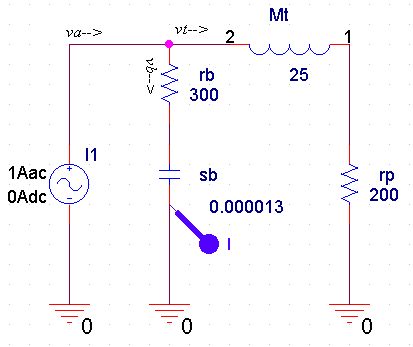 Equivelent circuit for low frequency resonance by Yamamoto