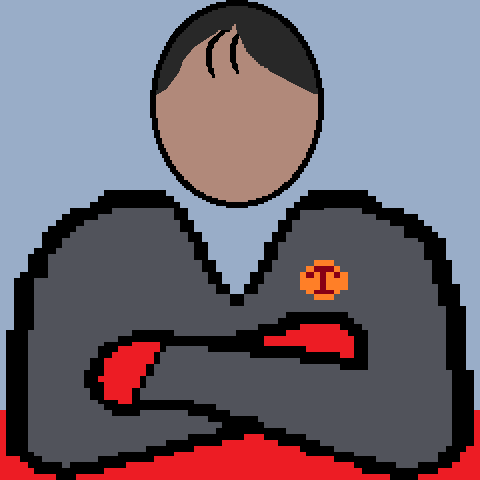 腕組みする増子和毅弁護士のイラスト