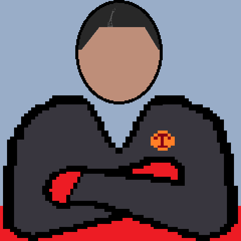 腕組みする松尾浩順弁護士のイラスト